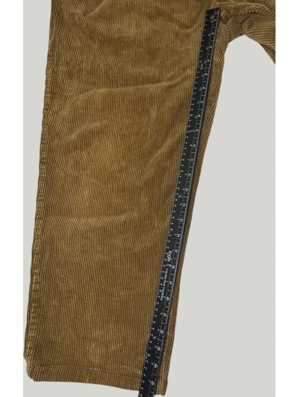 Polo Ralph Lauren Andrew Pants 40x30 Brown Corduroy Pleated Cuffed Cotton